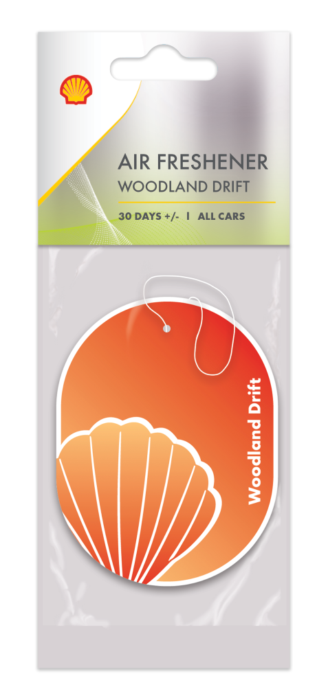 Automobilių oro gaiviklis SHELL, Air Freshener woodland drift, pakabinamas