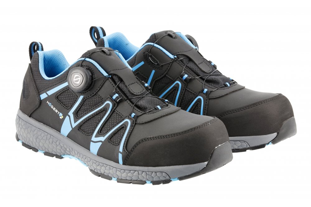 Darbo batai HOGERT WORKWEAR Schmutter, S1P SRC, pilka-mėlyna spalva, 44 dydis, CE
