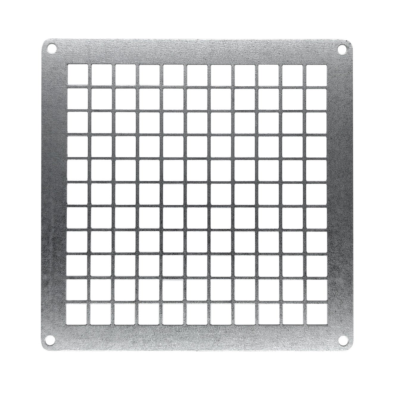 Ventiliacinis tinklelis - grotelės EUROPLAST LSM1515Zn, 150 x 150 mm, cinkuotas, metalinis