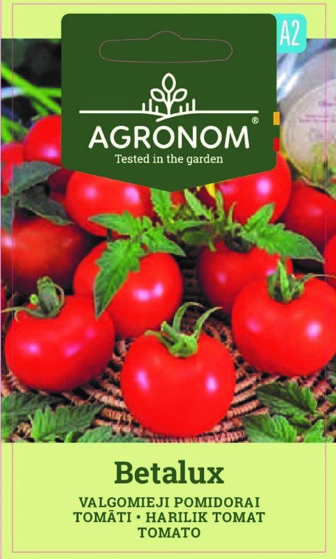 Daržovių sėklos, AGRONOM pomidorai valgomieji BETALUX, 0,2 g.