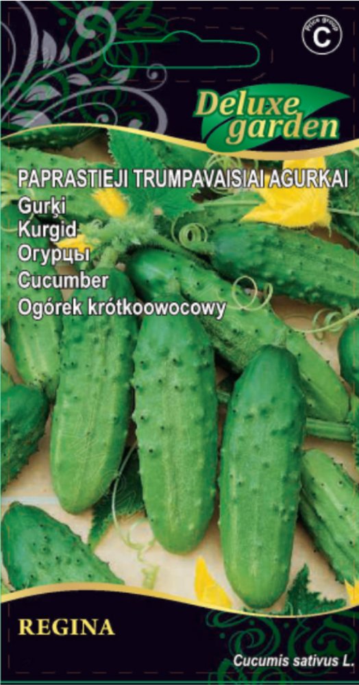 Daržovių sėklos, agurkai paprastieji trumpavaisiai Regina H, 0,5 g., 9721, C
