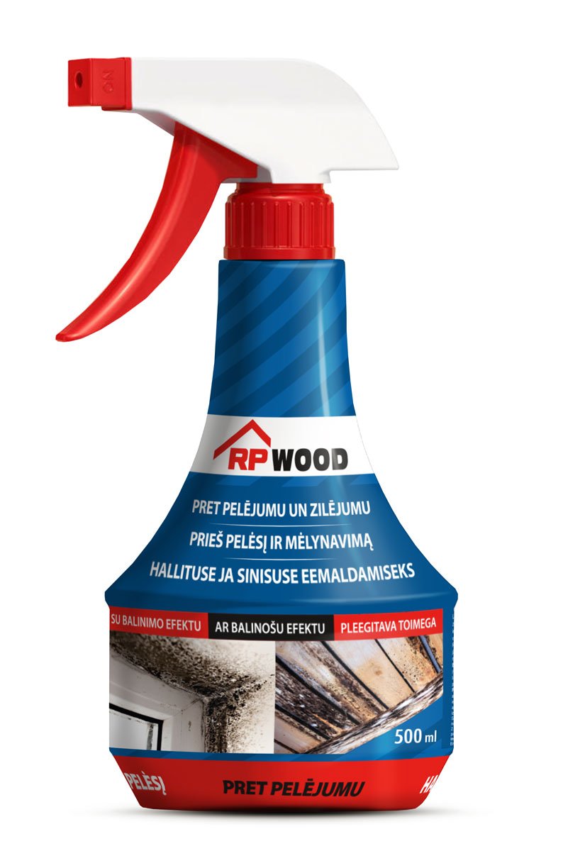 Valiklis RP WOOD, 500 ml, prieš pelėsį ir mėlynavimą, su chloru