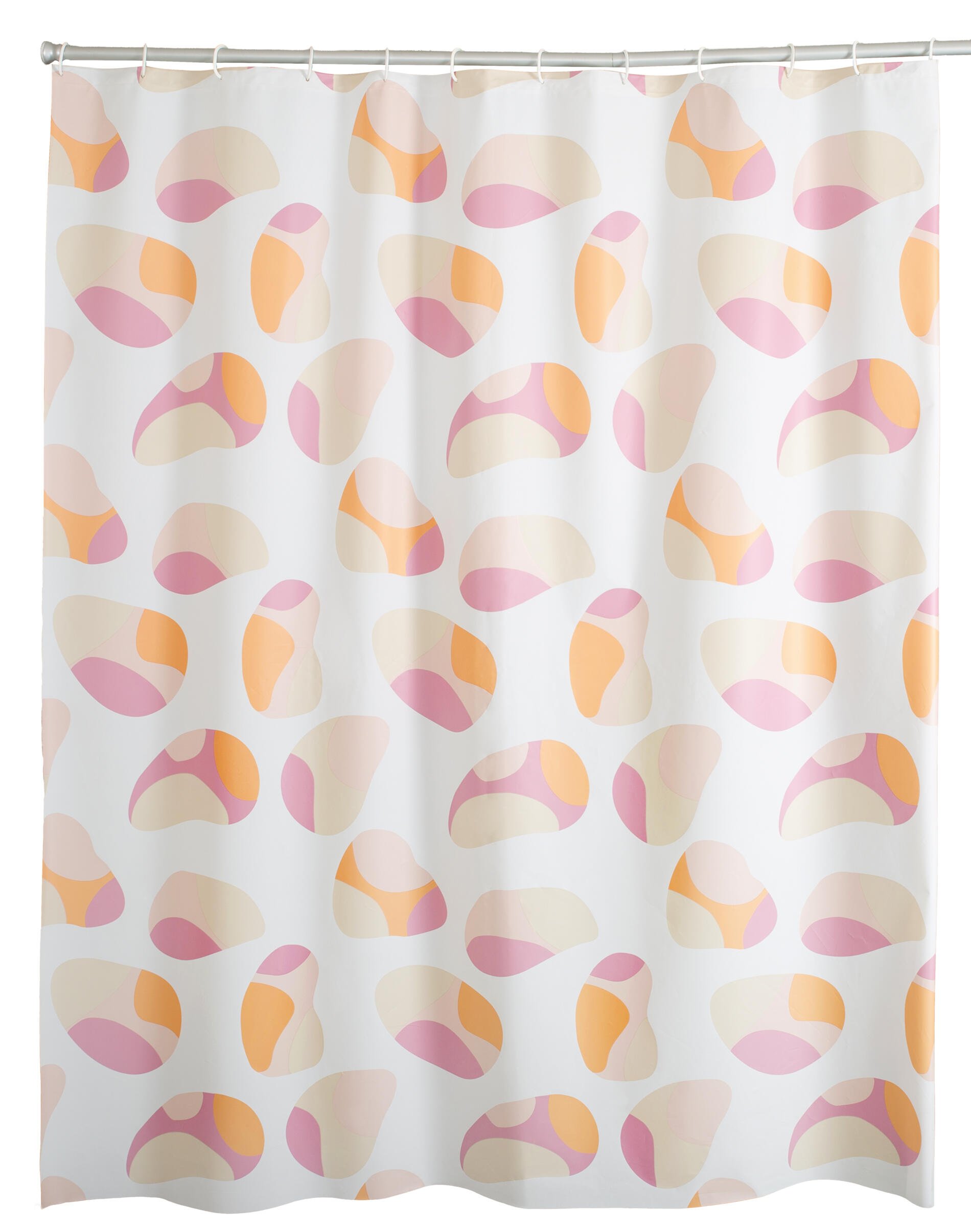 Vonios užuolaida RIDDER OVUM, 180 x 200 cm, įvairiaspalvė, vinilinė, 100% PEVA, 3126300