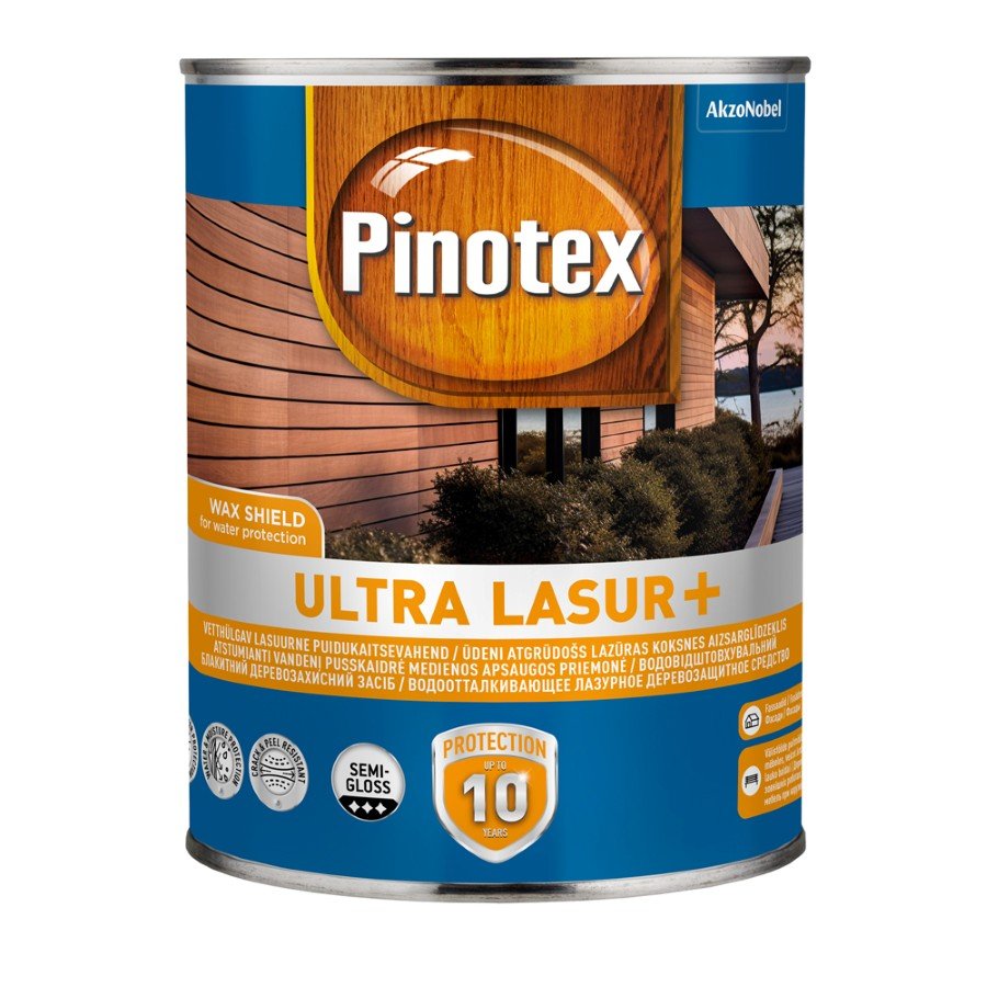 Medienos impregnantas PINOTEX Ultra OP Lasur+Bespalvis 1L