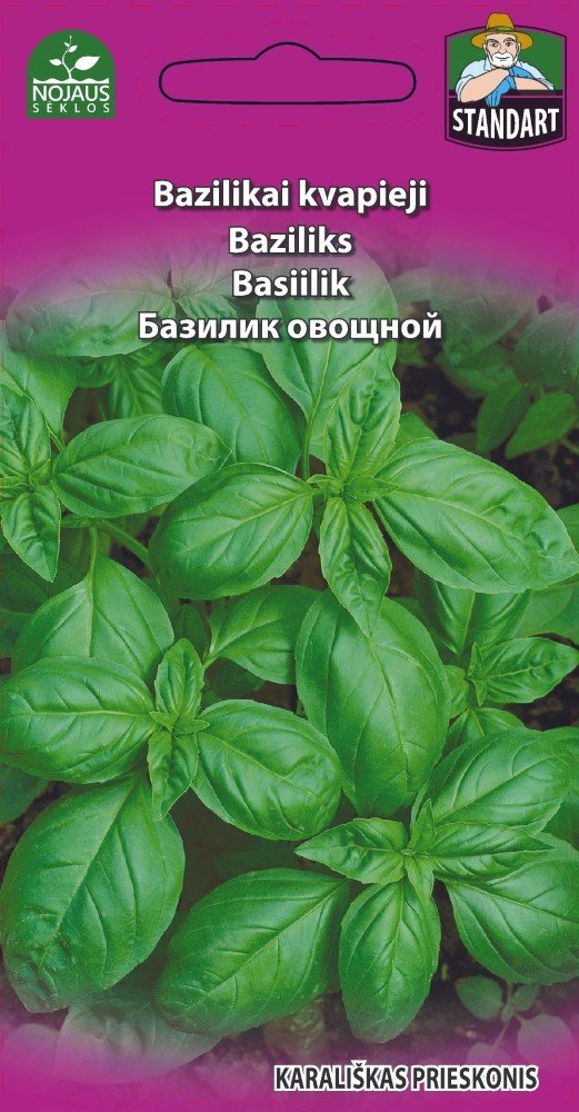 Sėklos daržovių, bazilikai, (02-07mėn)