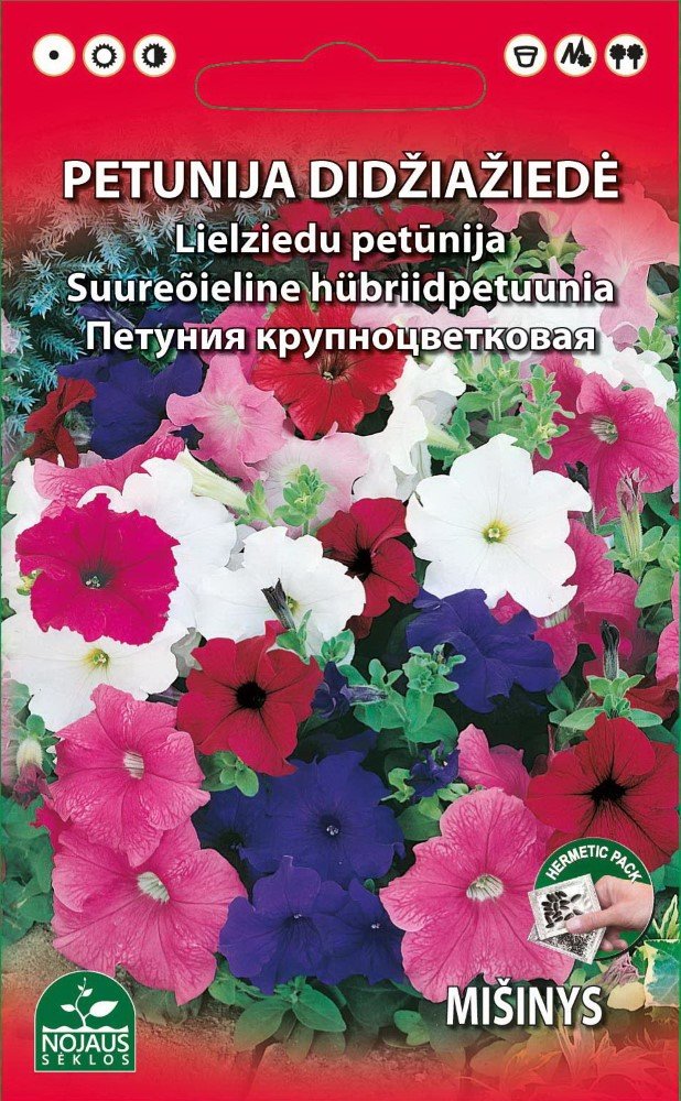 Sėklos gėlių, petunija, darželinė (02-07mėn)