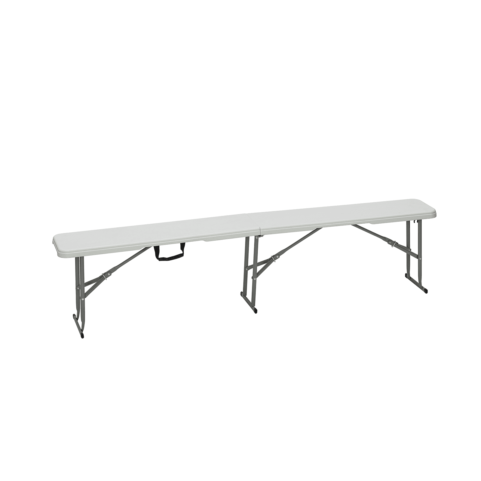 Sulankstomas lauko suolas HATIS, 180 x 28 x 43 cm, baltas