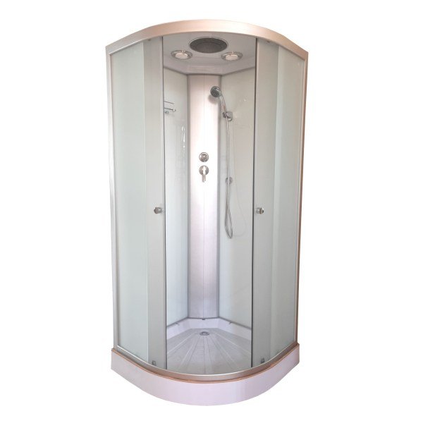 Dušo kabina ET-6019, 90 x 90 cm, žemu padu, 190429