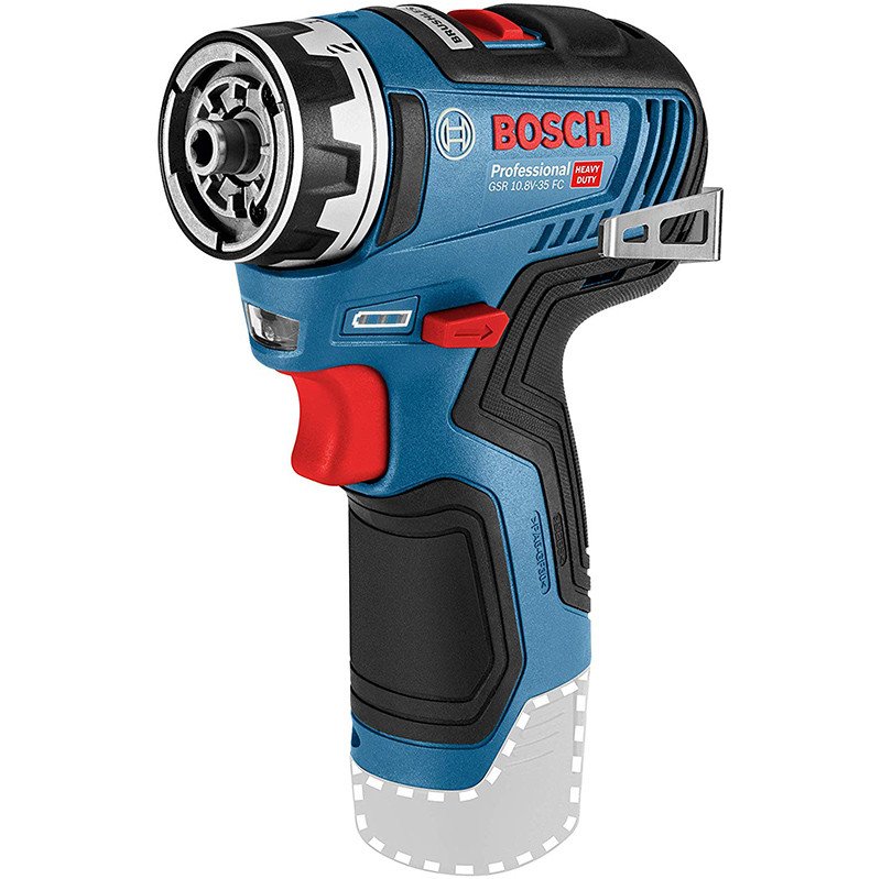 Akumuliatorinis suktuvas BOSCH Professional GSR 12V-35 FC, Solo, maks. sukimo momentas 35 Nm, be akumuliatoriaus ir kroviklio
