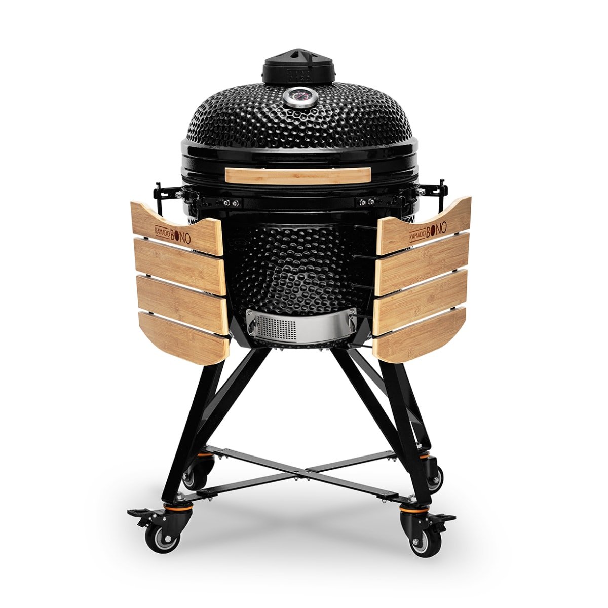Keramikinė kepsninė KAMADO BONO, 20" 52 cm (juoda)