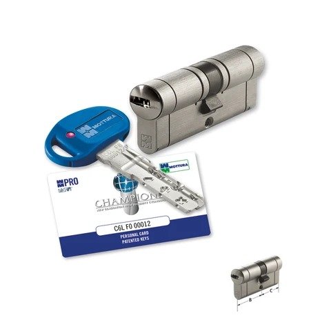 Cilindras MOTTURA Champions PRO CP4, 41 x 41 mm, 3 raktai