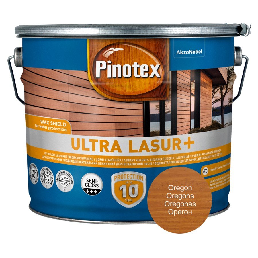Medienos impregnantas PINOTEX Ultra OP Lasur+ Oregonas 10L