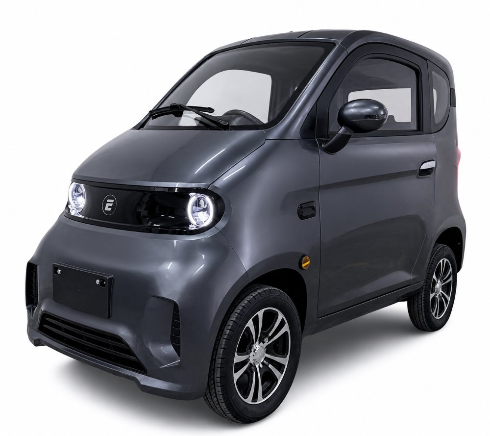Elektrinis Mini Auto EKOMOTO J7, Pilka, 2000W 65 Ah švino baterija