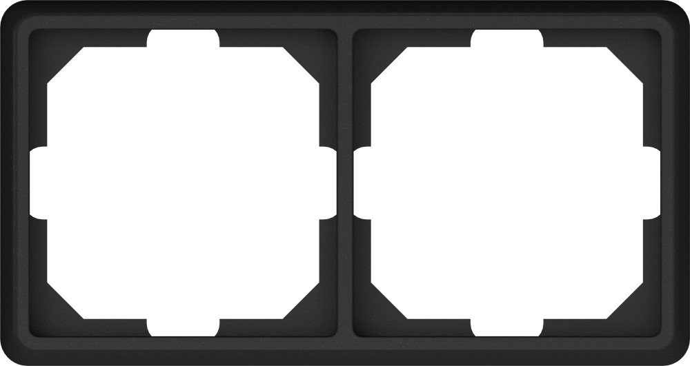 Rėmelis VILMA ST150, 2 vietų, juoda matinė sp., R02