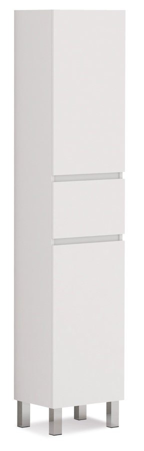 Vonios spintelė FB Nilo Collection Vanity Solution, 180 x 31 x 35 cm, ūkinė, pastatoma, batos spalvos, 2D, M/NILO-C35BL