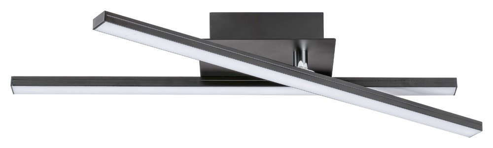 Pakabinamas LED šviestuvas RABALUX Svetlana, 16W, 230V, 3000K, 620 lm, IP20, aliuminis, matinės juodos sp., 465 x 120 x 100 mm, 3513