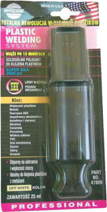 Epoksidiniai klijai VERSACHEM PLASTIC WELDING SYSTEM 478, plastikui, talpa 25 ml