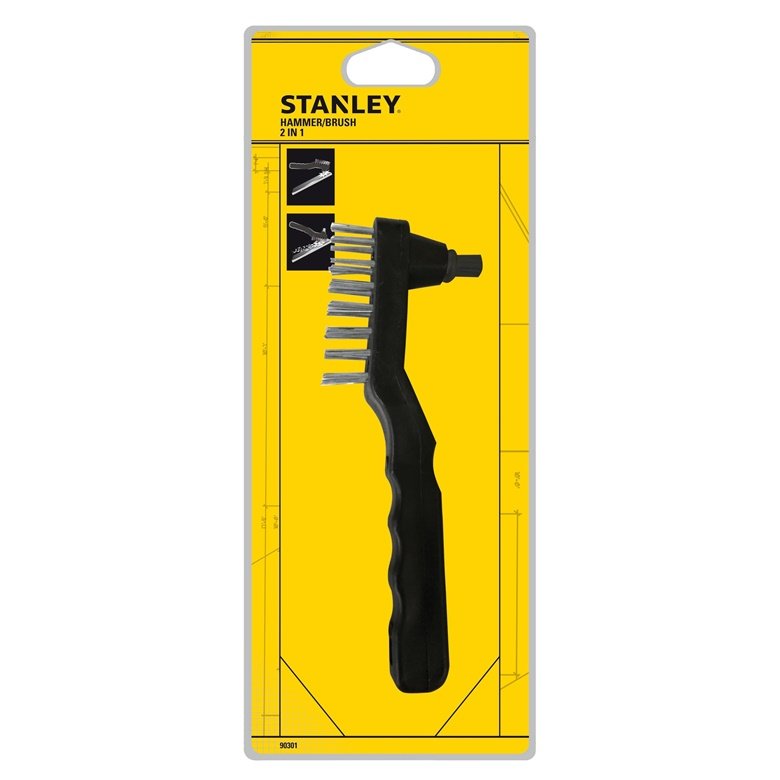 Šepetys su plaktuku STANLEY 90301, suvirinimo/kontakto vietai nuvalyti