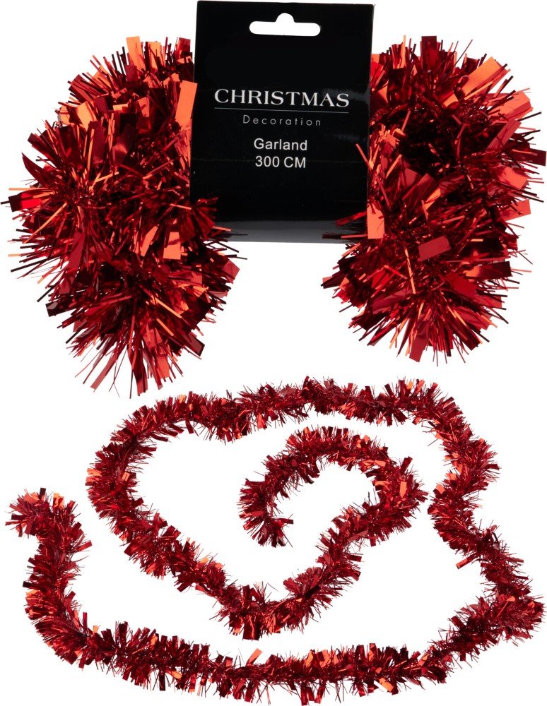 Kalėdinė girlianda, raudonos sp., 3 m