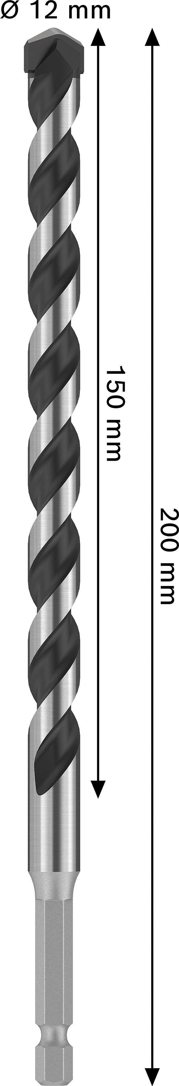 PRO HEX-5 grąžtas su šešiakampiu kotu, 3 x 50 x 100 mm