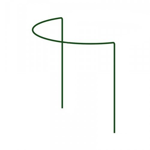 Augalų atrama ASEJA, U formos, metalinė, žalios sp., aukštis 40 cm.