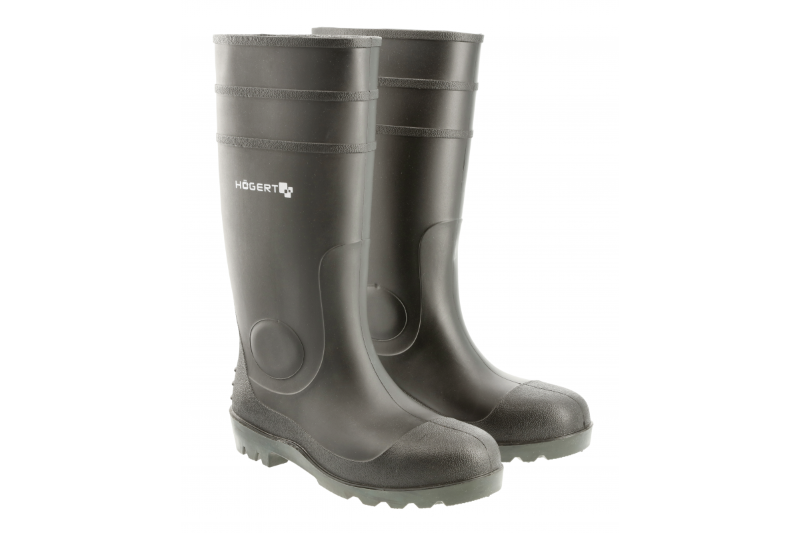Guminiai batai HOGERT WORKWEAR Ritter, 100% PVC, S5 SRA , juoda spalva, 43 dydis, CE