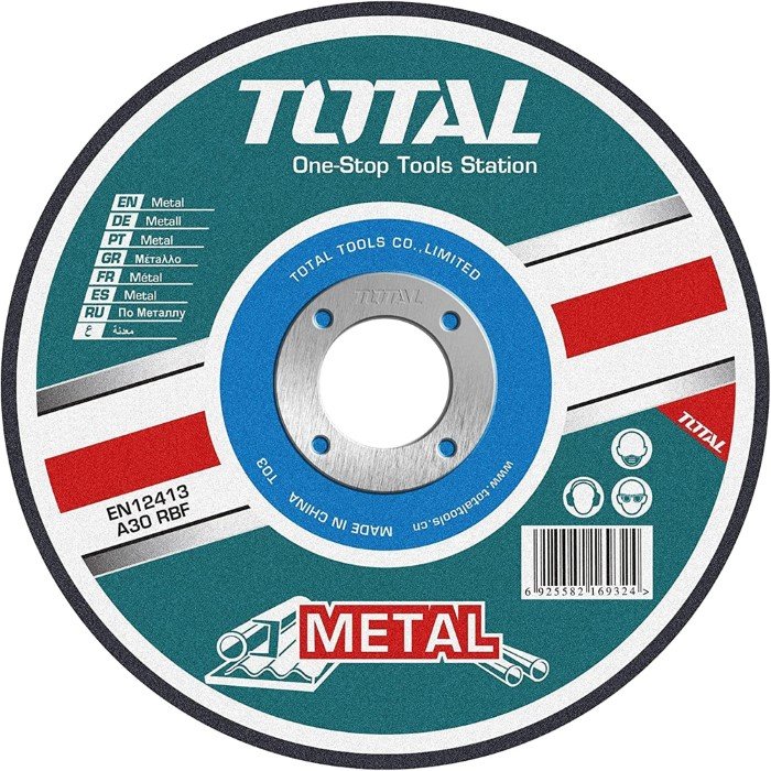 Abrazyvinis diskas TOTAL, metalo pjovimui, 230x1,9x22 mm, TAC2212303