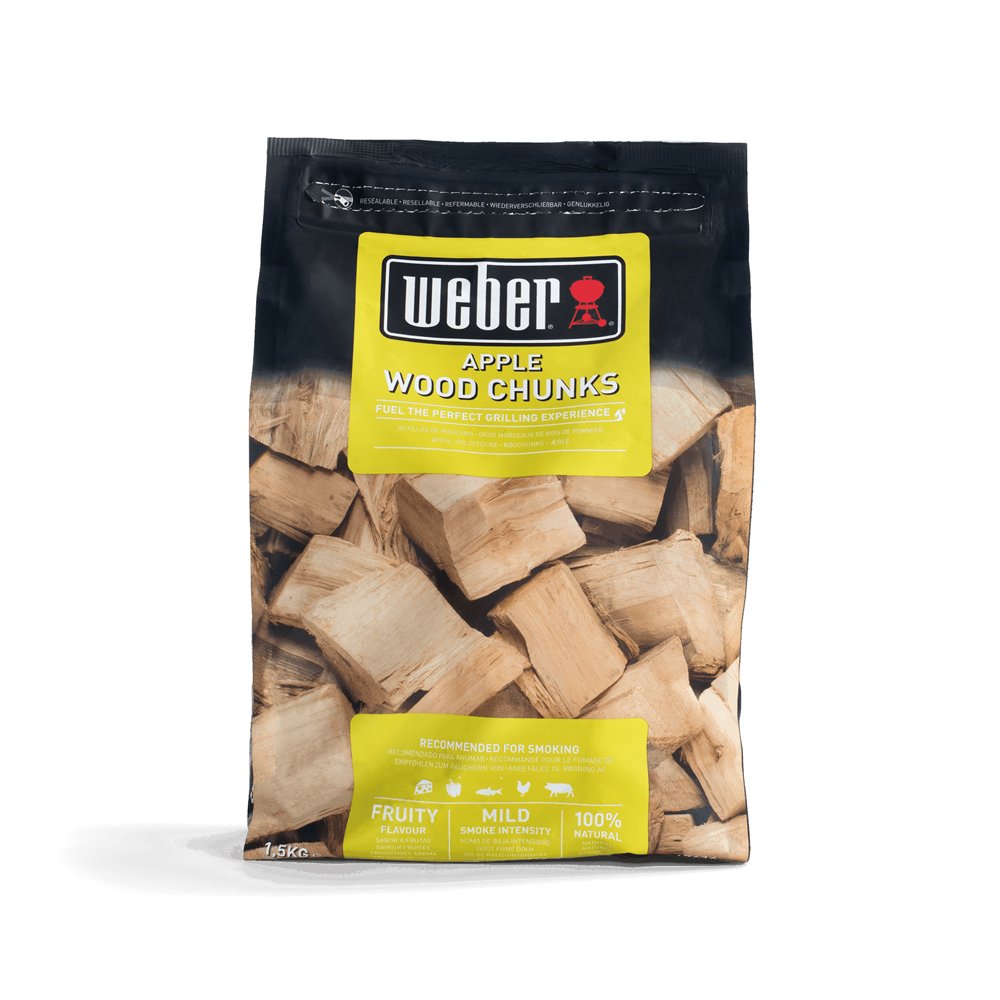 Rūkymo kaladėlės WEBER, obelis, 1,5kg