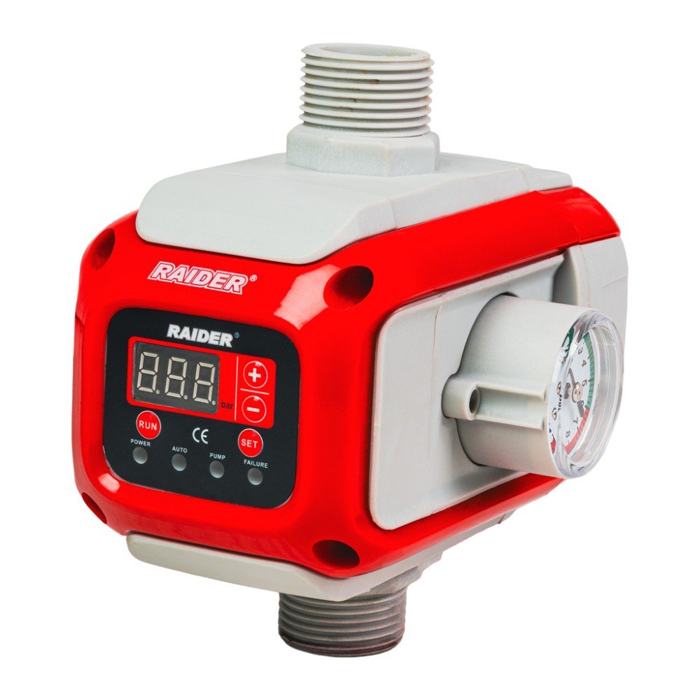 Automatinis siurblio valdiklis RAIDER RD-EPC08, 2.2kW, 1", 10bar 
