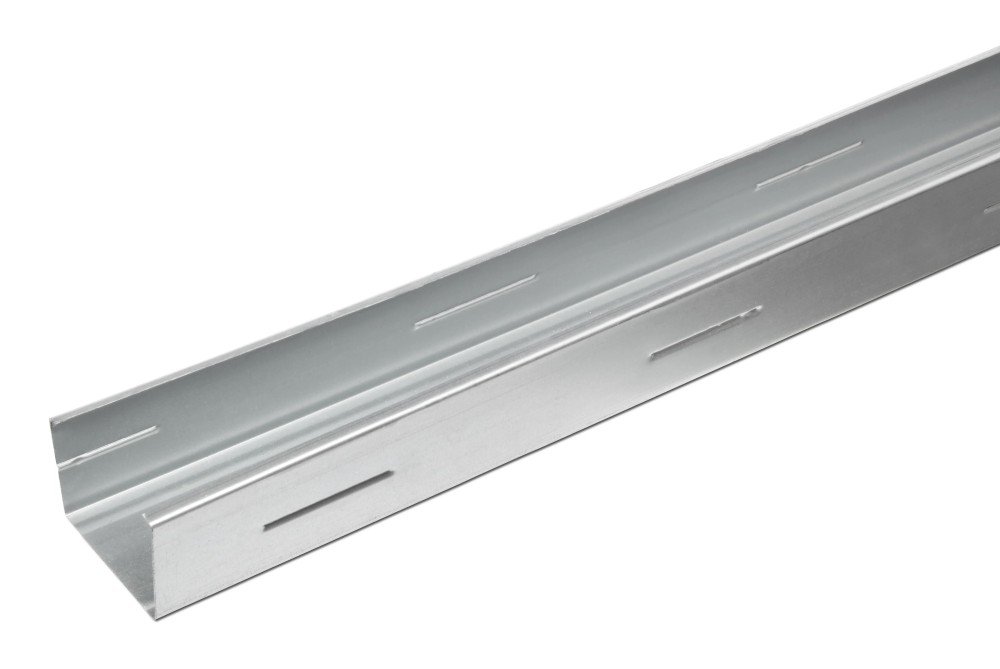 Vertikalus pertvarų profilis KNAUF CW, 100x50x0,6x4000 mm, AZ100