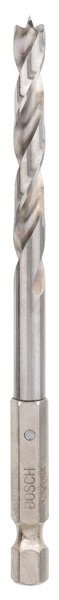 Grąžtas medienai BOSCH, 6 mm, 105.5 mm, 1/4" šešiabriaunis