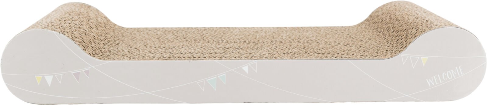 Kartoninė draskyklė katėms TRIXIE Junior, 38x6x18 cm, šviesiai pilka