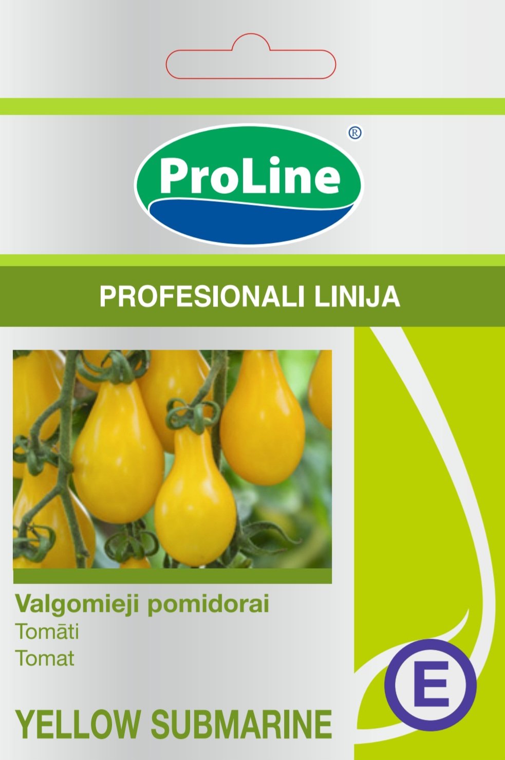 Daržovių sėklos, PROLINE pomidorai "Yellow submarine", 10 g., E