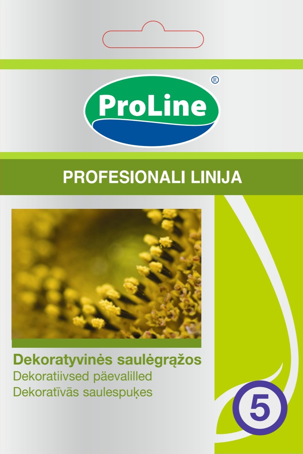 Gėlių sėklos, PROLINE dekoratyvinės saulėgrąžos, 10 g.