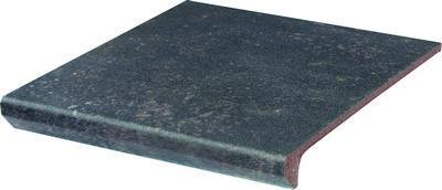 Klinkerinės grindų plytelės PARADYZ VIANO ANTRACITE STOP PROSTA KAP, 30 x 33 x 1,1 cm, pakopa, 691526