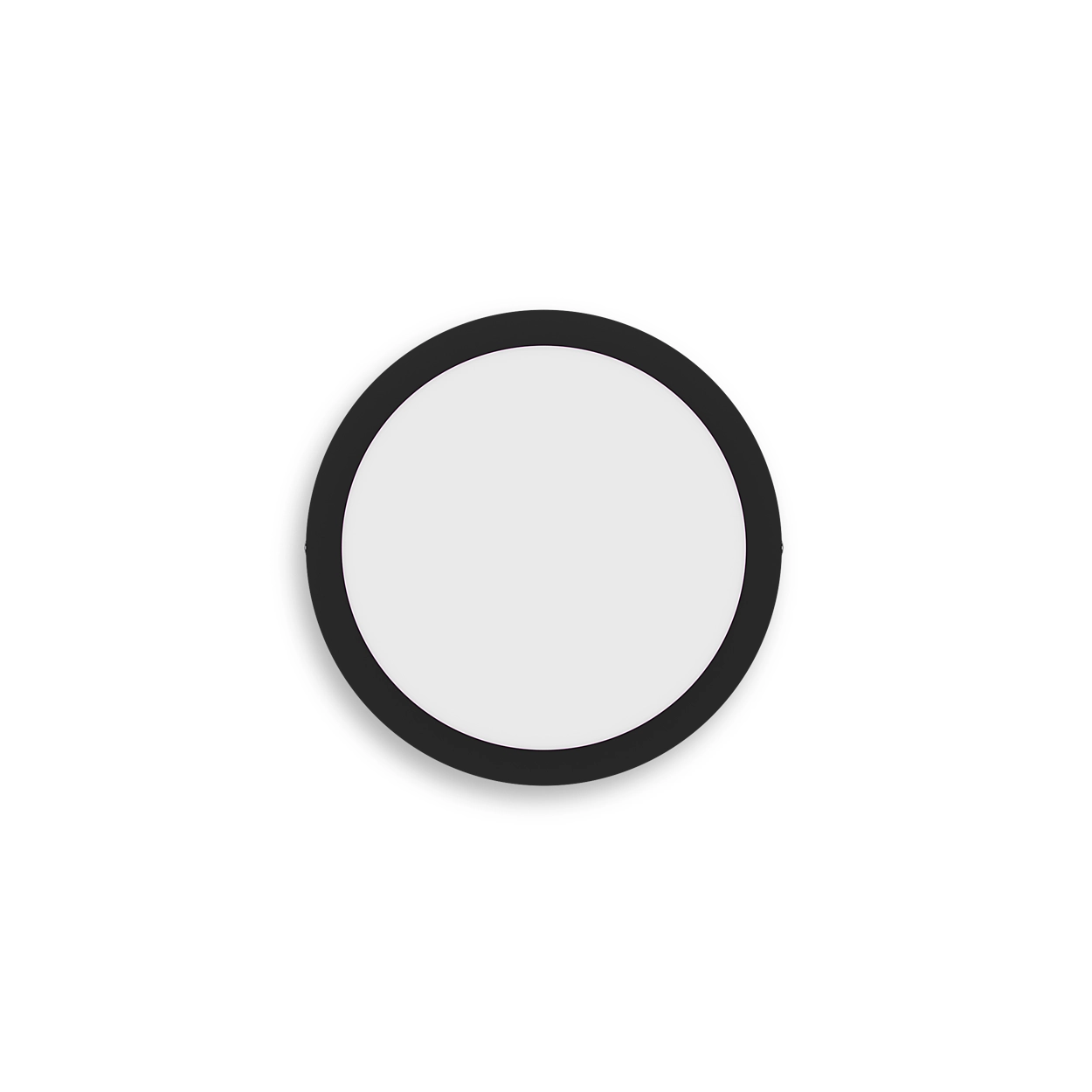 Montuojamas šviestuvas panelė PHILIPS Magneos, paviršinė, 12 W, 2700 K, 1150 lm, apvali, juodos sp., IP20, 210 x 28 mm