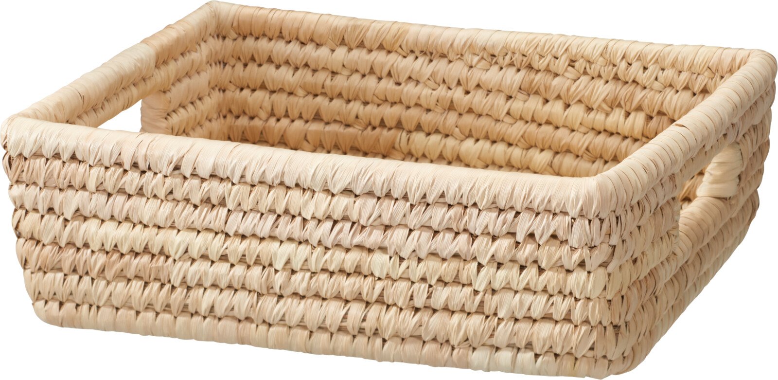 Krepšelis daiktų laikymui, pintas, 35 x 27 x 12 cm