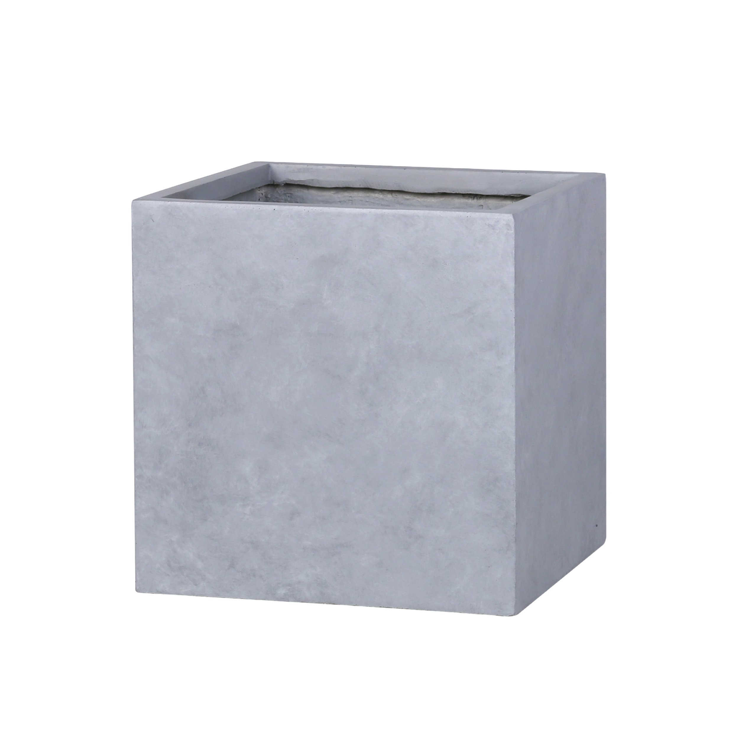 Keraminis lauko vazonas Grau Mini II, pilkos sp., 39,5 x 39,5 x 41 cm.