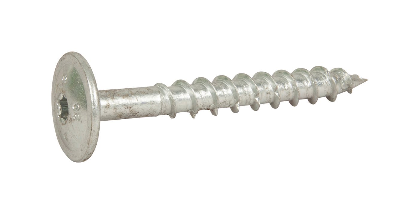 Konstrukciniai medsraigčiai ESSVE CONS-W, 10 x 80 mm, cinkuoti, 50 vnt.