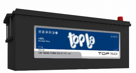 Akumuliatorius TOPLA 12 V, 180 Ah, 1100 A, 1100EN