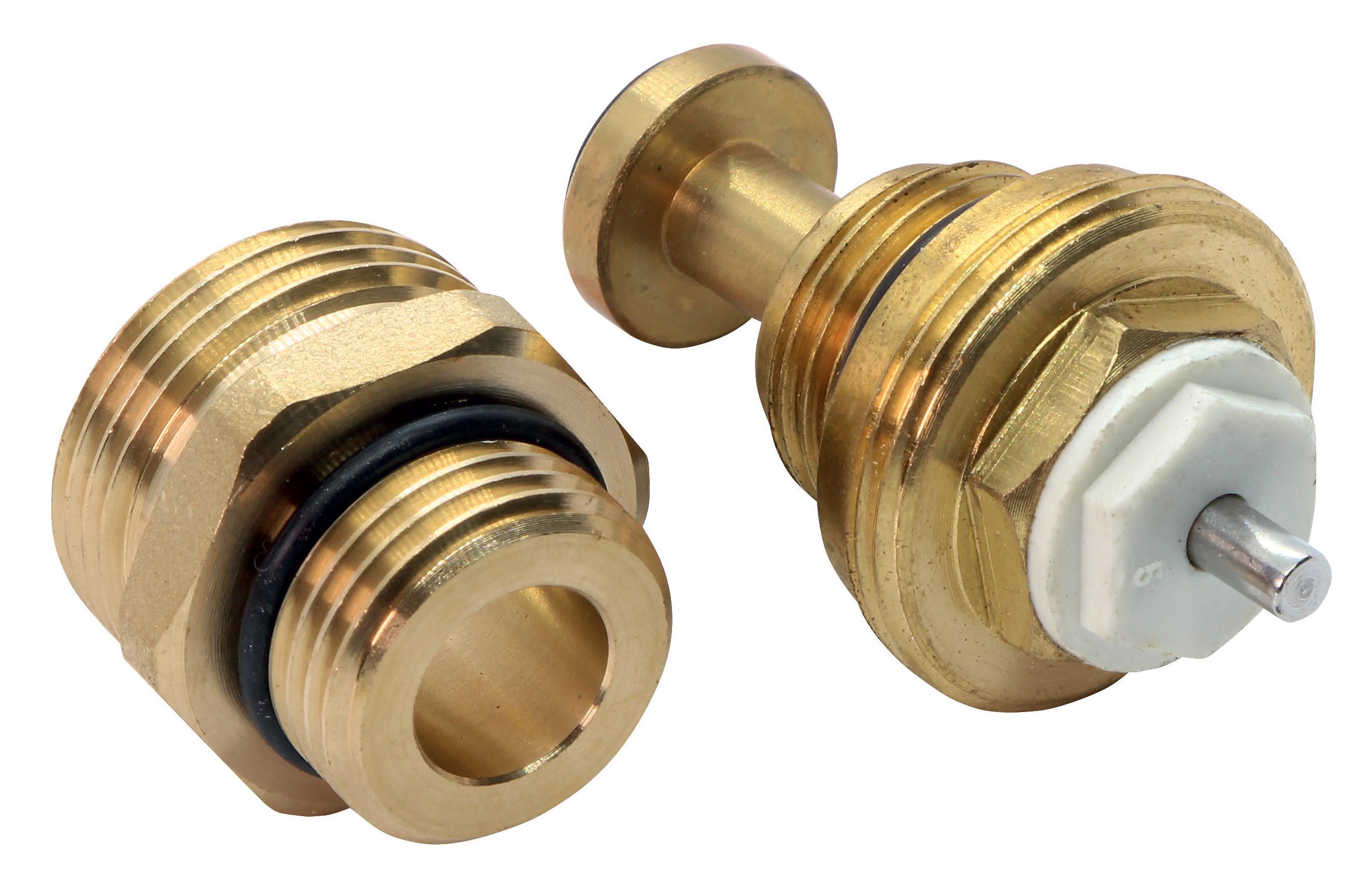 Termostatinio vožtuvo komplektas FERRO RKPT-SET39, M30x1,5 + 1/2x3/4" nipelis, RKPT-SET39