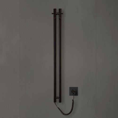 Elektrinis rankšluosčių džiovintuvas-stovas WELLMER Stovas, 1000x87mm, 2 stovai, 3 termo rėžimai,  40W, AISI 316 nerūd.plienas, juoda sp, dešinė, 15995EJD