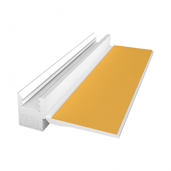  PVC profilis polistirolui EJOT PROFIL APP 06/01,  matmenys 6 x 2400 mm, popalanginis, 8802012440