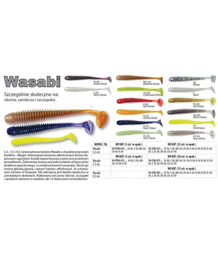 Riperis ROBINSON Wasabi, 5,3 cm, 5 vnt., įvairių spalvų