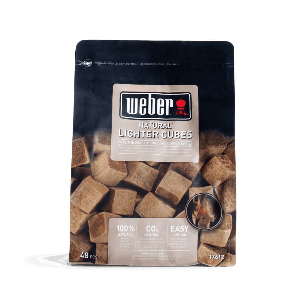 Ugnies įdegtukai WEBER, kubeliai, 48vnt