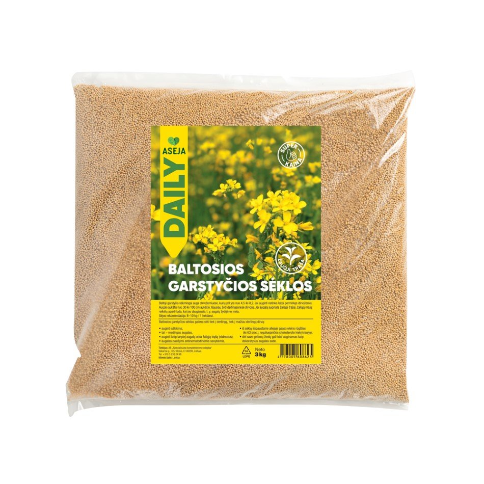 Baltosios garstyčios sėklos, ASEJA DAILY, 3 kg