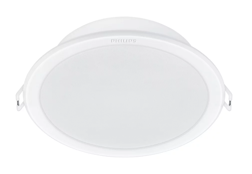 Montuojamas šviestuvas panelė PHILIPS Meson, įleidžiama, LED 17 W, 4000 K, 1750 lm, apvali, baltos sp., 165 mm skersmens
