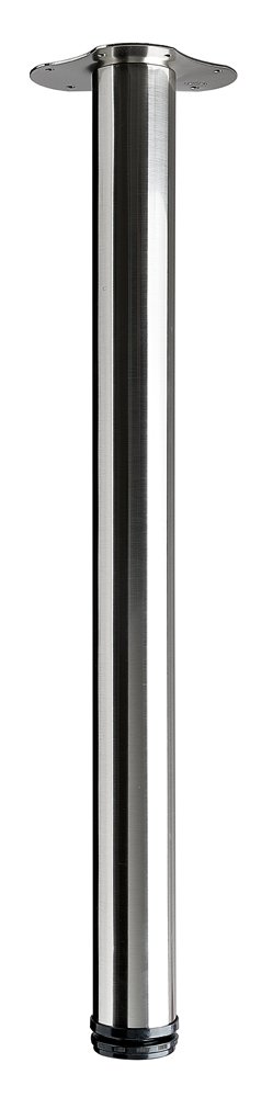 Baldų koja HETTICH, reguliuojama, sidabro spl., d-60 mm, 700-730 mm, 16847