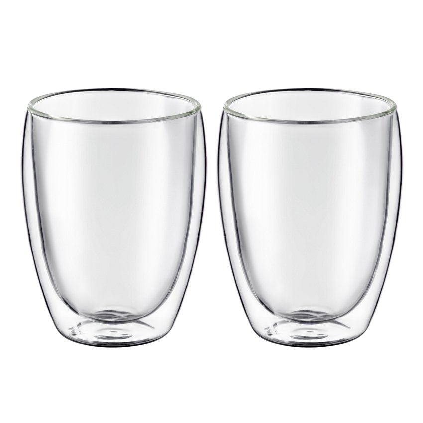 Puodelis dvigubo stiklo AMBITION Mia, 350 ml, 2 vnt.