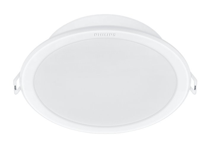 Montuojamas šviestuvas panelė PHILIPS Meson, įleidžiama, LED 21 W, 4000 K, 2200 lm, apvali, baltos sp., 190 mm skersmens
